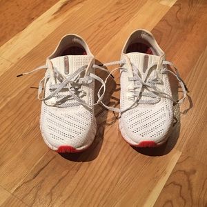 Under Armour White and Blue Athletic Shoes